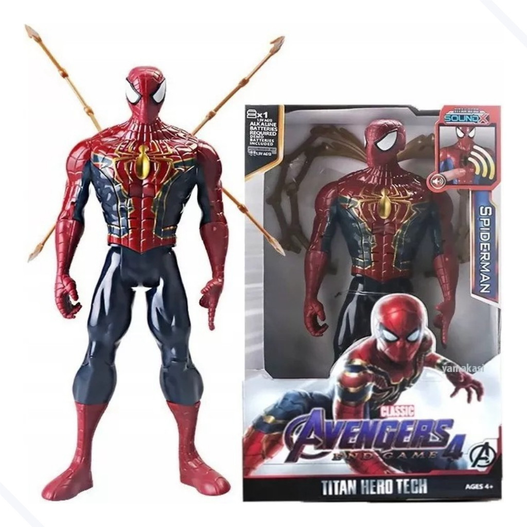 Boneco Homem Aranha Grande 30 Cm Com GARRA / Homem Aranha Novo com ...