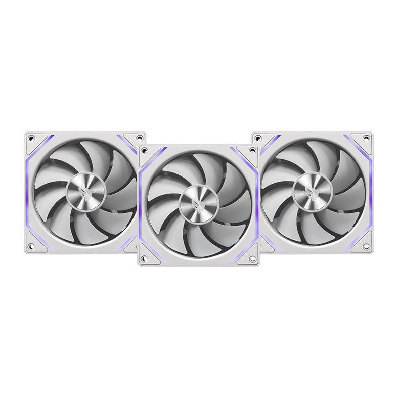 Kit Ventoinha Pichau Ventus Nx, Argb, 3x120mm, Branco, Pch-Vtnx3-Wh01
