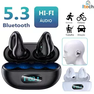 X22 Fone De Ouvido Sem Fio Bluetooth 5.3 Sport Earcuffs Esportivo Headfone Headset-itech