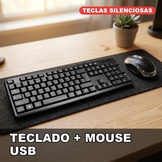 Teclado Mouse Para Computador Notebook Com Cabo Usb Resposta Rápida Tecla Macia
