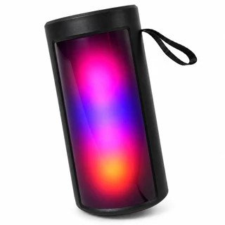 Caixinha De Som Portátil Bass Amplificado Bluetooth LED RGB Cartão SD Radio Fm USB Conexão TWS
