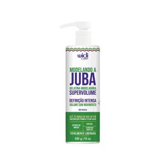 Widi Care Juba Modelando a Juba Gelatina Super Volume 500g em Oferta na Shopee