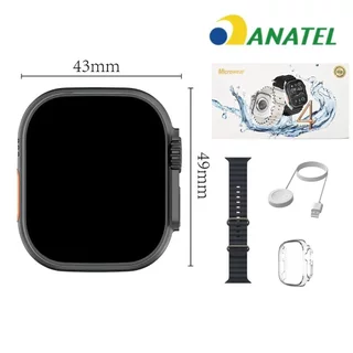 Smartwatch U4 2.06” IP68 à Prova d’Água com NFC ECG Bluetooth Chamadas ChatGPT em Oferta na Shopee