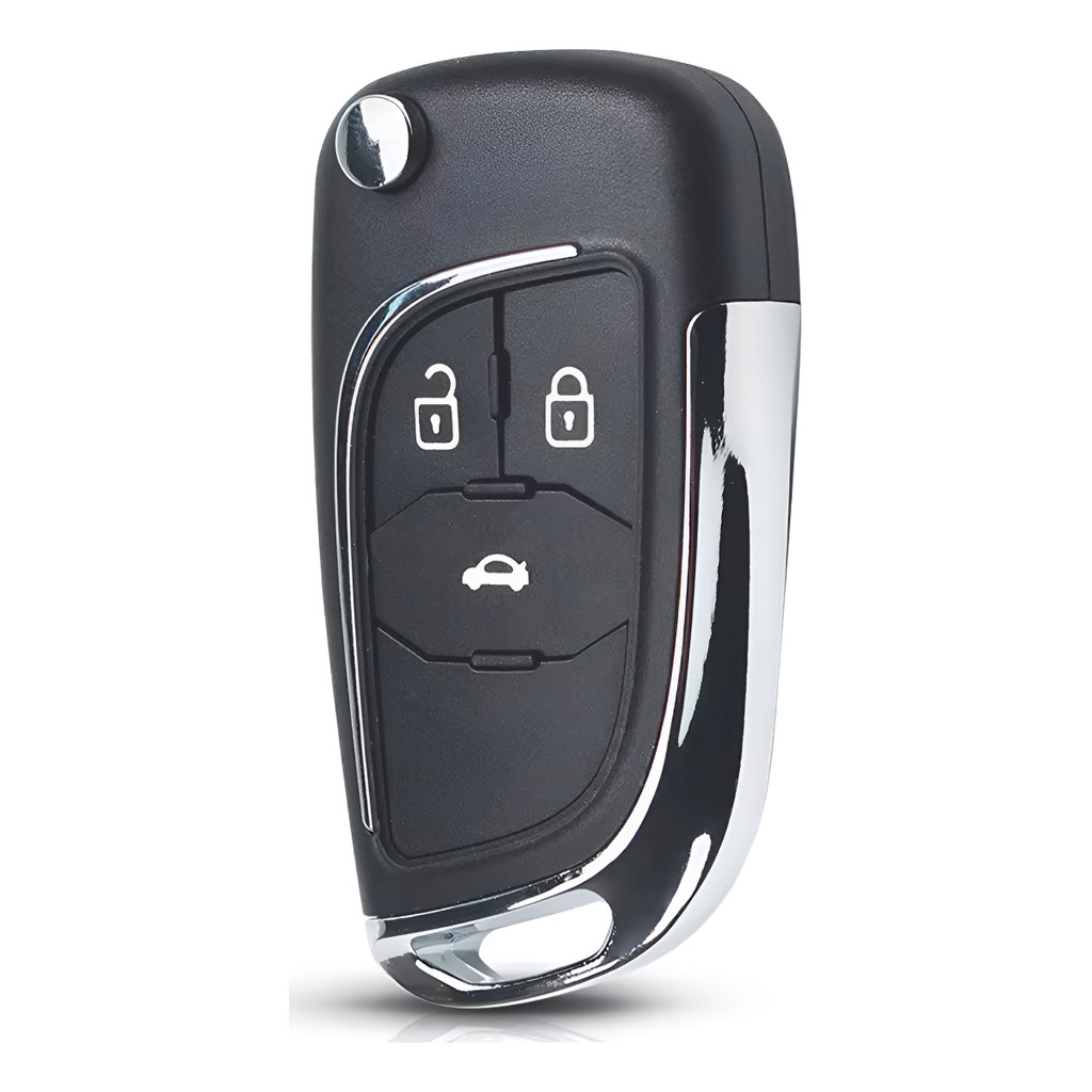 Chave Canivete Carcaça Gm Cruze Cobalt Onix Spin - 3 Botões