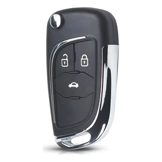 Chave Canivete Carcaça Gm Cruze Cobalt Onix Spin - 3 Botões