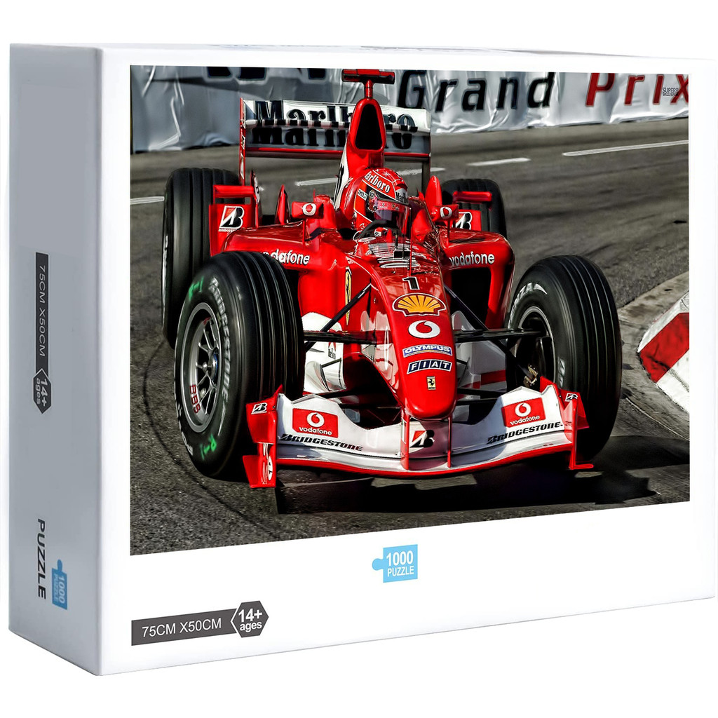 Nova Fórmula 1 Ferrari F1 300 500 1000 Peças Quebra-Cabeça Decoração ...