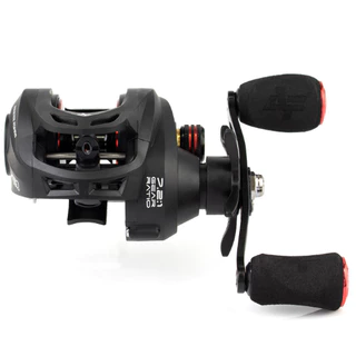 Carretilha Albatroz M21 Pro Black/Red 6 Rolamentos 9Kg Drag