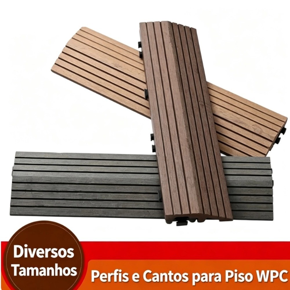 Perfil de Acabamento para Deck Modular – Acessório para Piso Externo ...