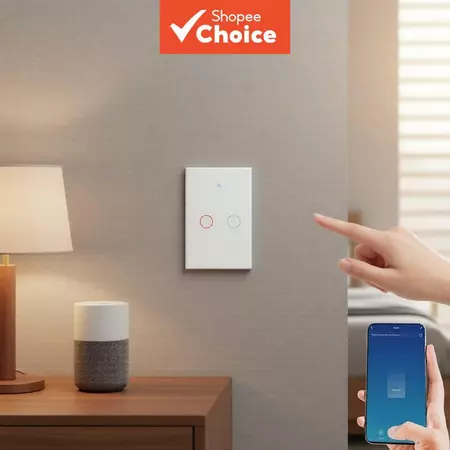 Interruptor Inteligente Para Tuya WiFi De Luz Eua 120 Tipo Painel Toque Parede Sem Fio 1 2 3 4 Gang Suporte Funciona