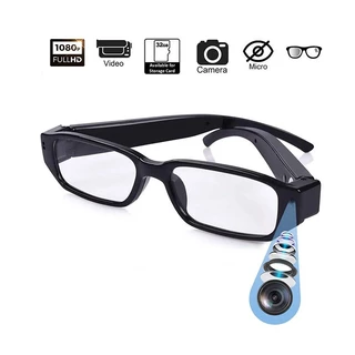 Óculos Câmera Espiã HD 1080P Gravador De Vídeo Portátil Wearable Mini Gravação Filmadora Ação Cam Para Reuniões Caminhad em Oferta na Shopee