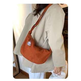 Bolsa Transversal De Nylon Repelente De Água Para Mulheres, Bolsa De Ombro Simples, Bolsa De Axila Casual