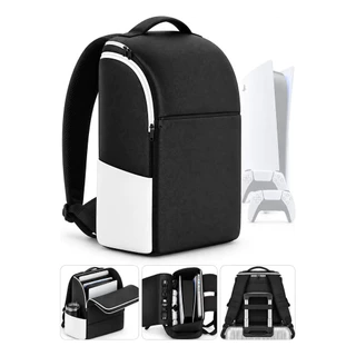 Mochila Para Console PS5/Slim/Pro, Case de Transporte PS5 Com Proteção Total, Bolsa De Viagem De Grande Capacidade