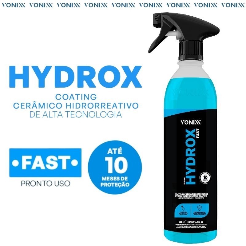 HYDROX FAST 500ML VONIXX BRILHO E HIDRORREPELÊNCIA IMEDIATA