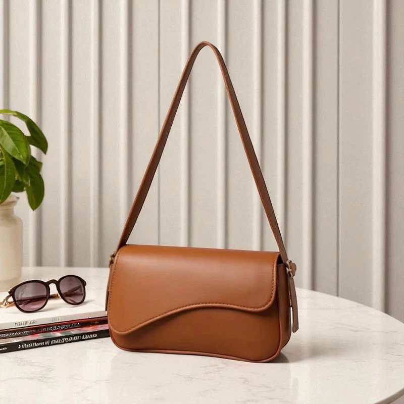 Bolsa Feminina de Ombro Estilo Baguete Blogueira Gringa Novidade