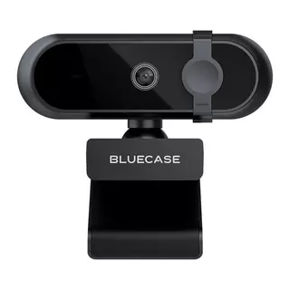 Webcam Bluecase, FHD, 1080p, USB, Com Microfone, Preto, BWEB1080P-03