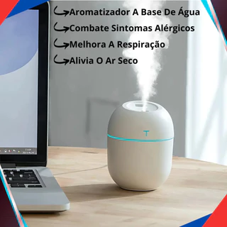 Umidificador De Ar Com Grande Capacidade Para Casa/Escritório Com Atmosfera Led Luz Noturna Lâmpada Casa Para Quarto