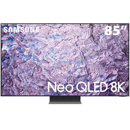 Smart TV 85 Neo QLED 8K Samsung QN800C Mini LED Painel 120hz Processador com IA Som em Movimento Plus