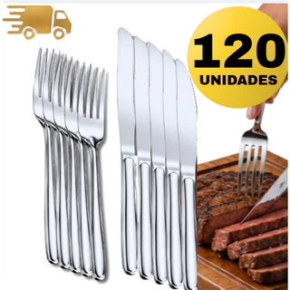 Talher Inox Garfo Faca Cozinha Restaurante Gafos Facas Utilidades Culinária