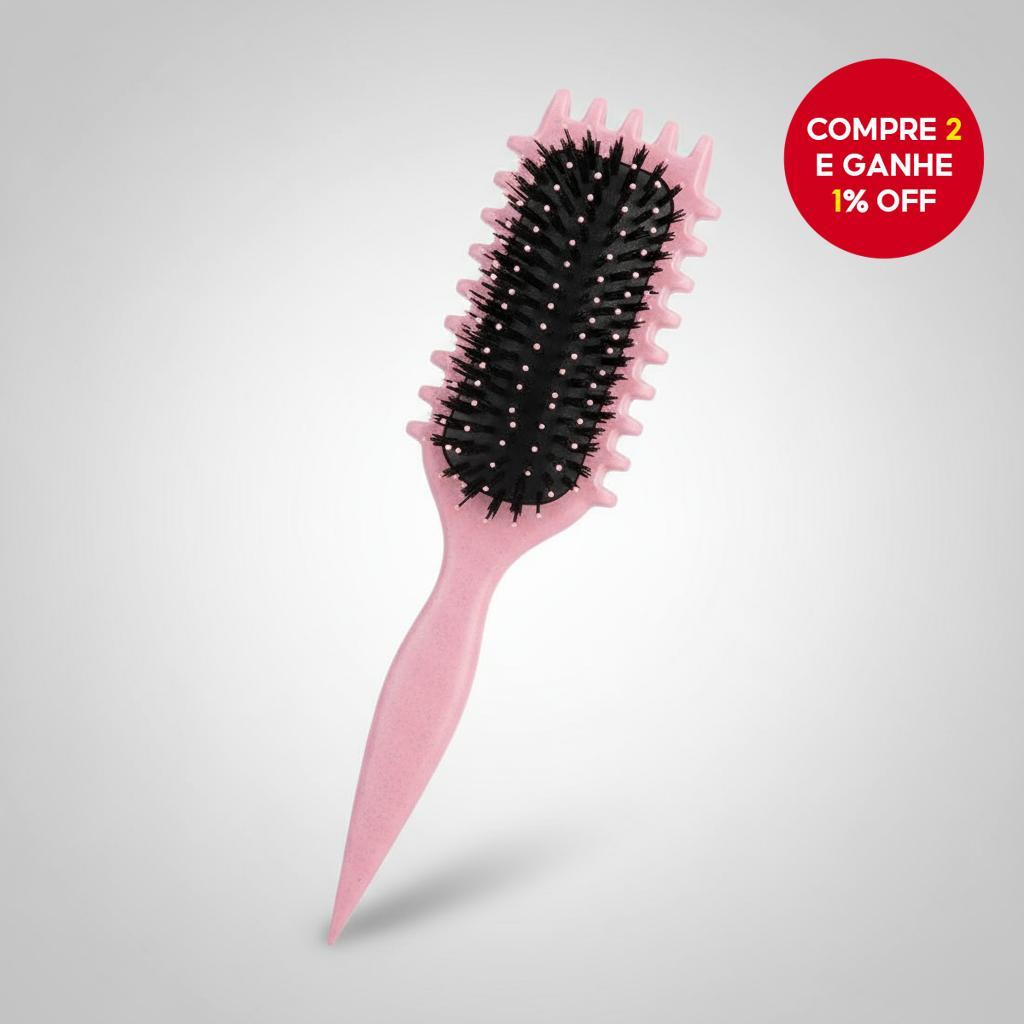 Escova de Cabelo Molhado para Modelar Cachos, Define Cachos, Ideal para ...