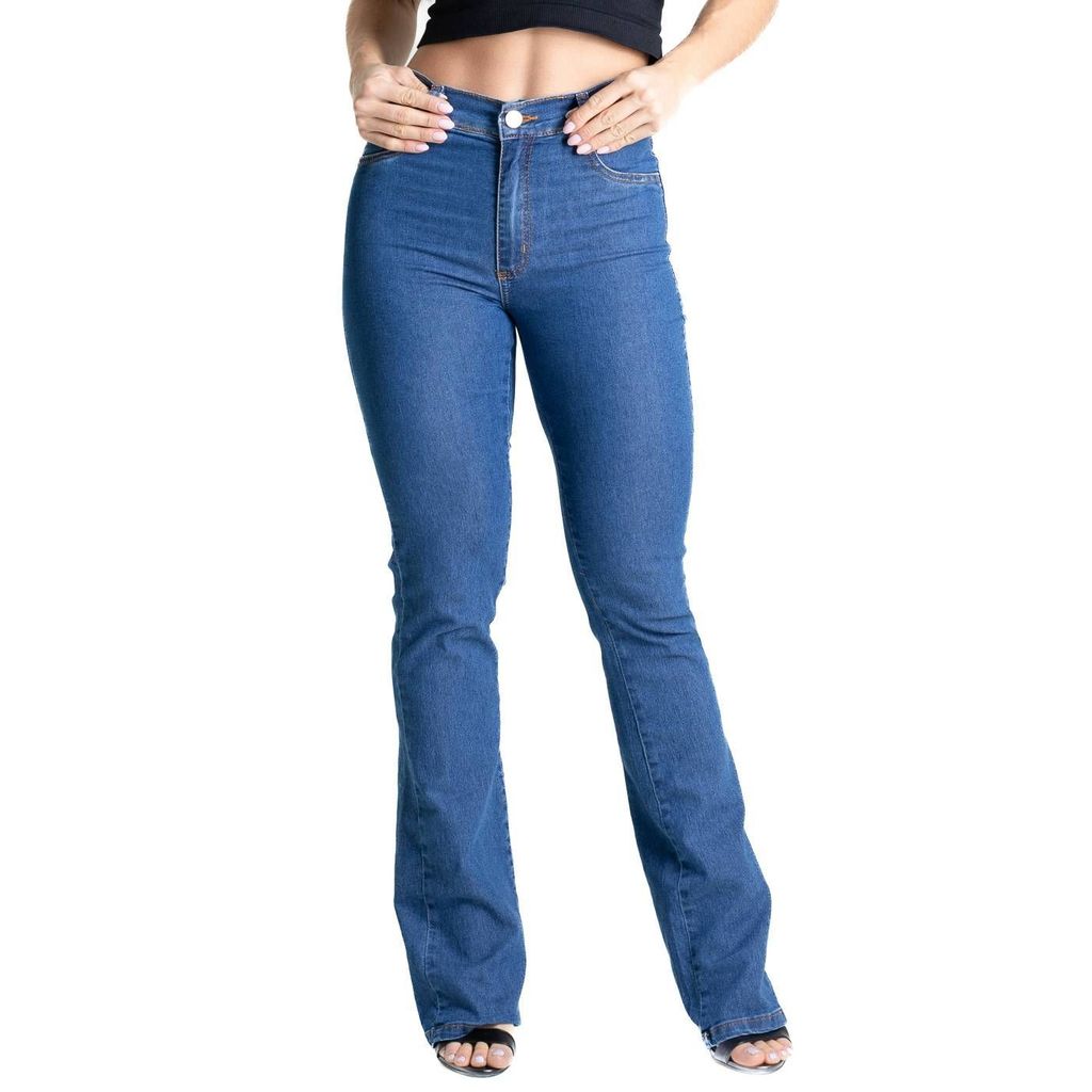 Calça Jeans Sawary com Bojo Removível em Promoção na Shopee Brasil