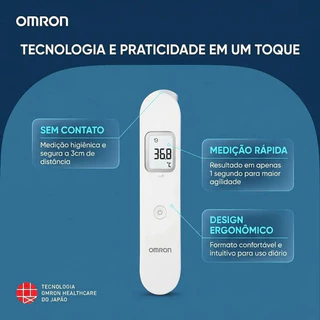 Termômetro Digital De Testa Omron Mc-f300 Branco