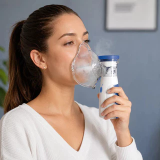 Máquina Nebulizadora Portátil Inalador Nebulizador Adulto Infantil Silencioso Jorge