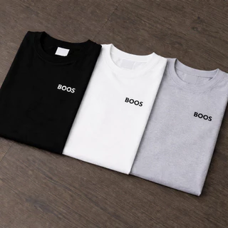 Kit 3 Camisetas Masculinas Estampadas "Bos Básico" Algodão Premium Fio 30.1 Casual e Confortáveis