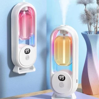 Difusor de Aromas Automático com Display Digital e Luz LED, Umidificador Aromatizador para Ambientes