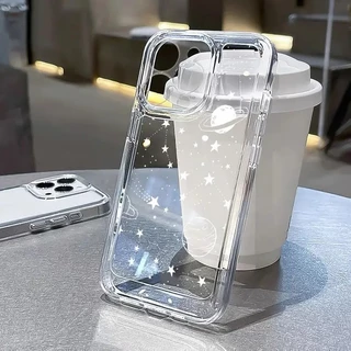 Capinha Capa Transparente Anti-impacto Planeta Para Samsung A55 A35 A03 A04 A05S S24 Plus S25
