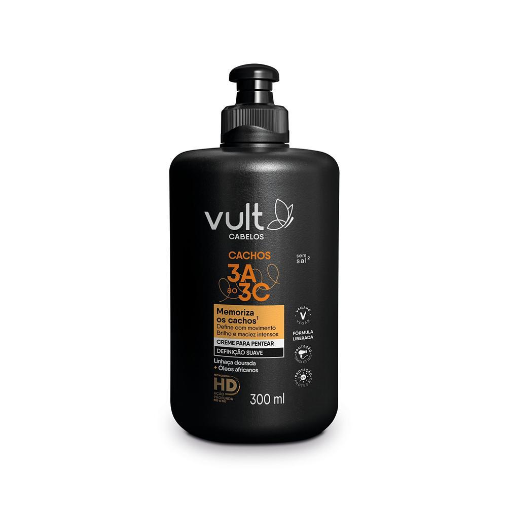 Vult Creme para Pentear Definição Suave Cachos 3A a 3C 300ml