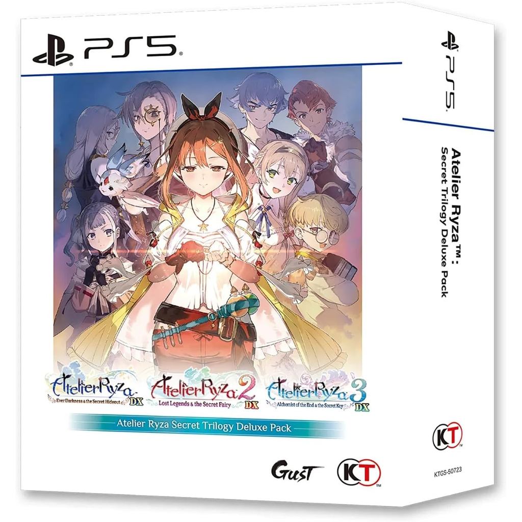 Atelier Ryza Secret Trilogy Deluxe Edition PS5 Midia Fisica