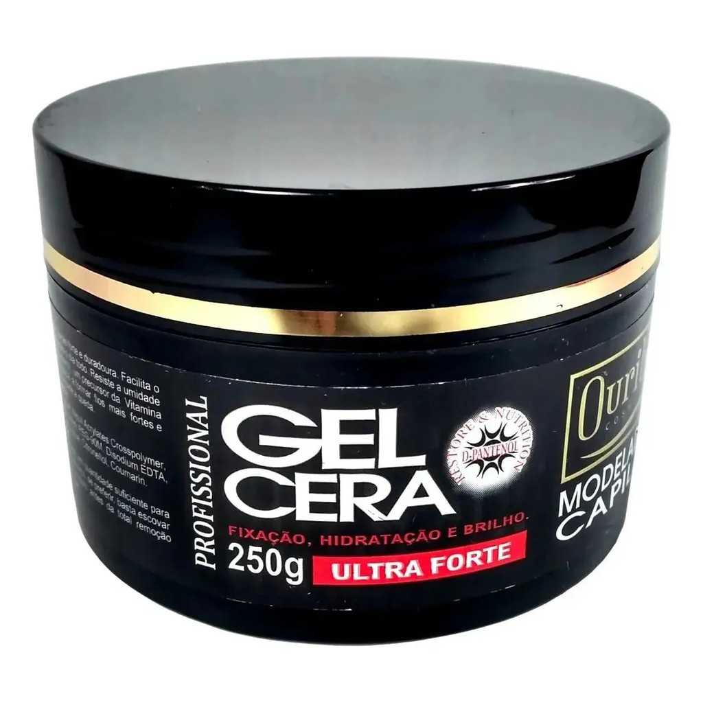 Modelador Capilar Gel Cera Ouribel Ultra Forte Ouribel 250g