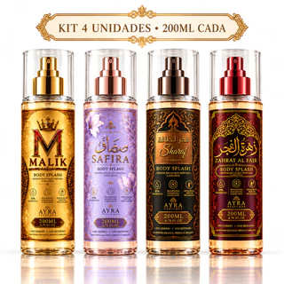 Body splash Feminino spray Perfumes corporal Arabe 200ml para mulhere fixação forte envio imediato