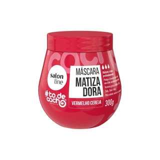 Máscara Matizadora #todecacho Vermelho Cereja 300g em Oferta na Shopee