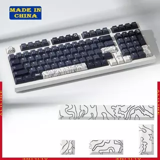 PBT OEM Profile Keycaps Linhas Sublimação Calor Para Entre 6 25u Spacebar Keycap Personalizar Teclados Mecânic