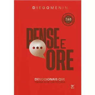 Pense e Ore 2026 | Devocionais que tiram a fé da teoria | Diego Menin em Oferta na Shopee