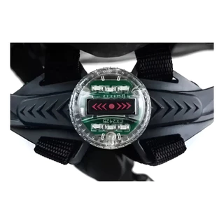 CAPACETE CICLISMO ABSOLUTE NERO COM LED PISCA MTB SPEED