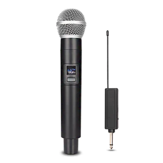 Microfone Sem Fio UHF Portátil Recarregável Para Karaokê Festa De Casamento Igrejas Musicas Eventos B-MAX BM-250B