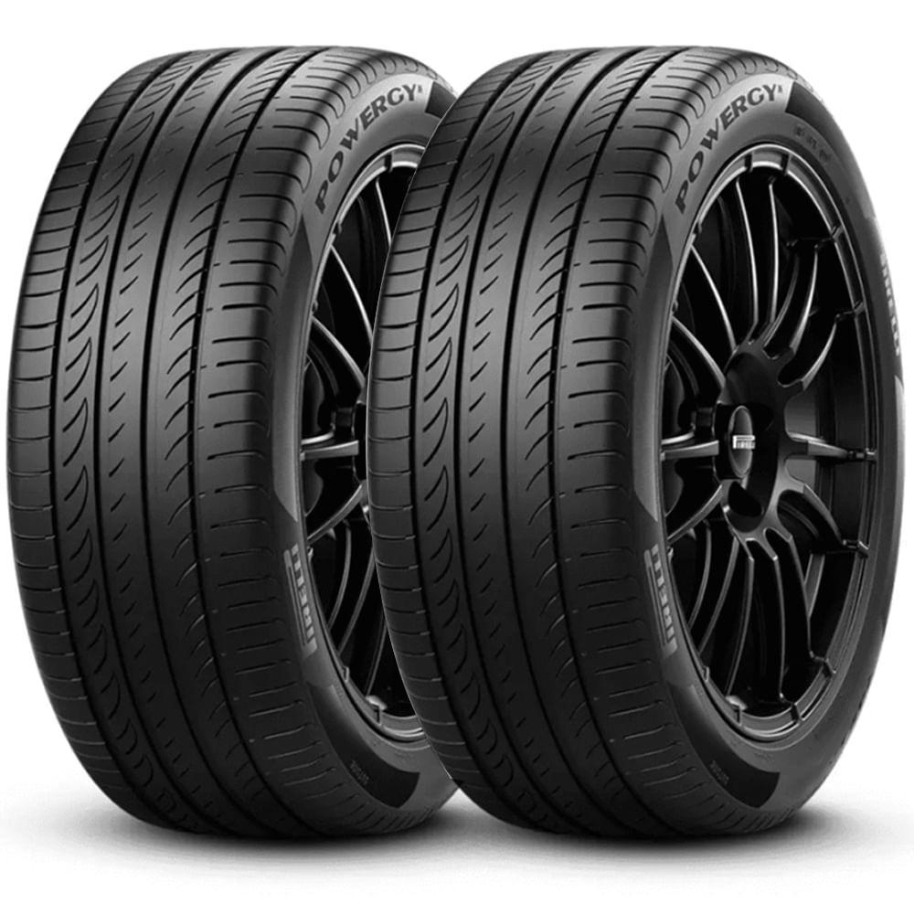 Kit com 2 Pneu Aro 17 22545R17 Pirelli Powergy 91W