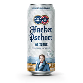Cerveja Alemã Hacker Pschorr Weissbier Lata 500ml