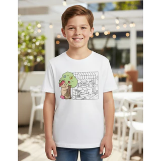 Camiseta Colorir Lavar Bobbie Goods Canetinha Pinte E Lave em Oferta na Shopee