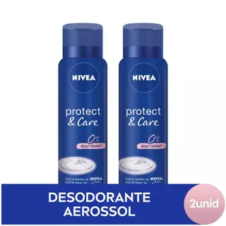 Pack Desodorante Antitranspirante Aerossol 48h Nivea Protect & Care 2 Unidades 150ml