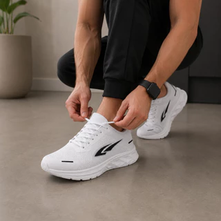 Tênis Sport Runner Mesh Respirável Unissex Academia Premium