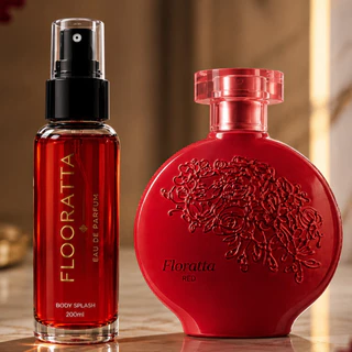 Body splash Perfume Deo Colônia Flooratta Red 200ML
