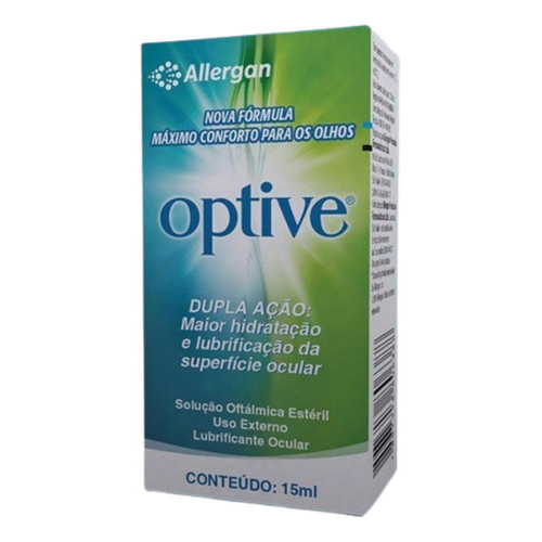 Colírio Optive Allergan Solucao Estéril 15ml Azul | Shopee Brasil