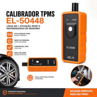 Calibrador TPMS El-50448 Linha GM Ativação Sensor Pneu Reset Pressão