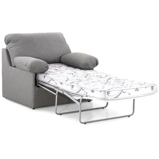 Sofá-Cama Solteiro Herval Andes, Linho Cinza, 105 cm em Oferta na Shopee