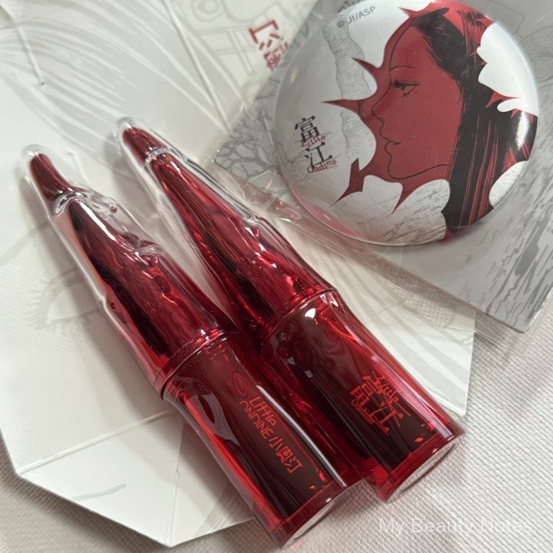 LITTLE ONDINE Brilho Labial Little Odin Lip Glaze Junji Ito Co-Branded Velvet Water Lip Mud Hidratante Longa Duração XKE em Oferta na Shopee