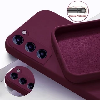 CAPA Capinha PARA s20fe S21Fe S23FE S23 S24FE Samsung Silicone veludo Proteção Da Câmera