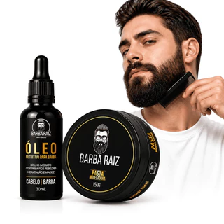 Kit Barba Óleo + Pasta Modeladora